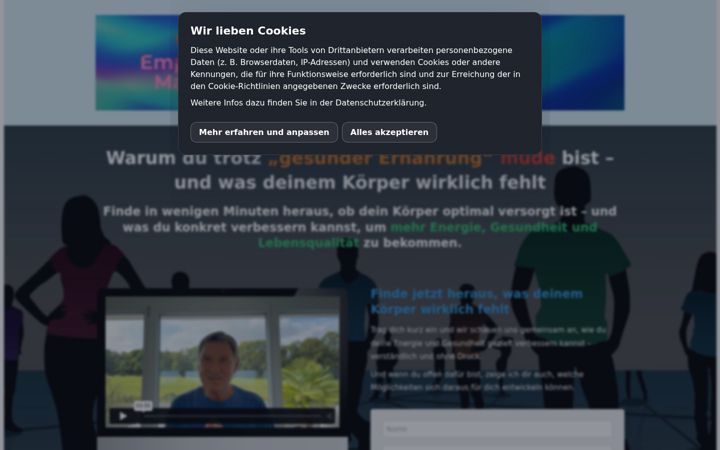 Screenshot of horstlehleiter.com