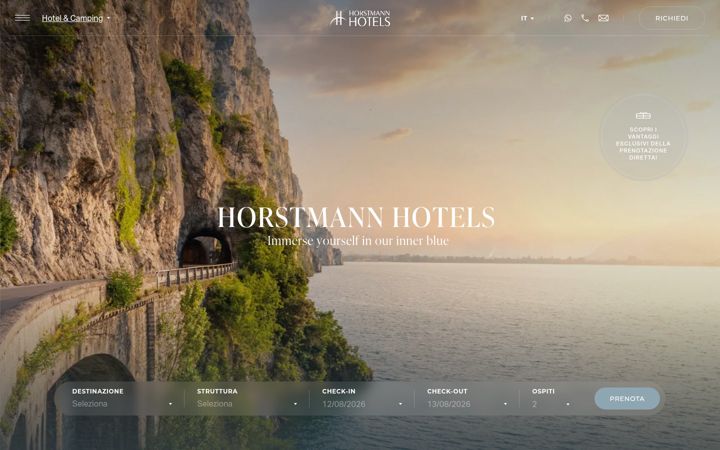 Screenshot of horstmannhotels.com