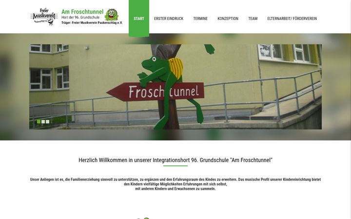 Screenshot of hort-froschtunnel.de