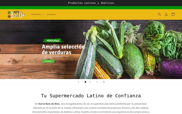 Screenshot of hortabomdemais.es