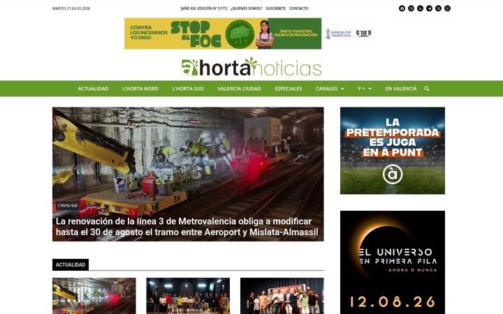 Snímek obrazovky hortanoticias.com