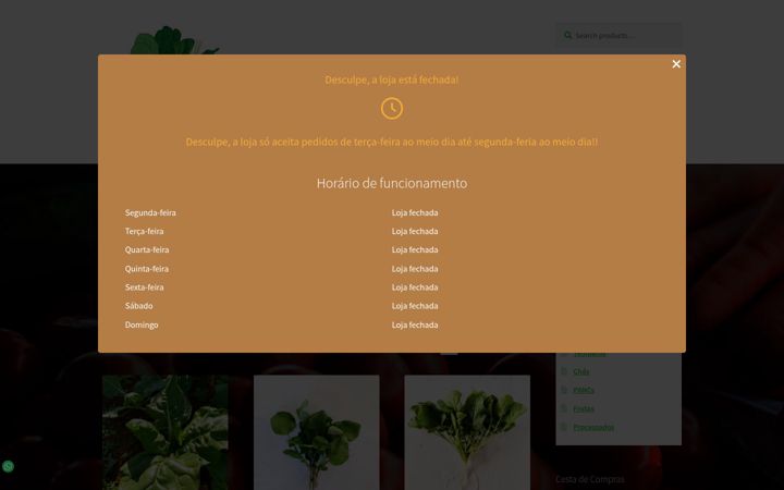 Screenshot of hortareal.com.br
