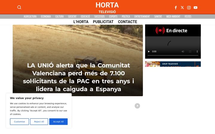 Screenshot of hortatelevisio.com