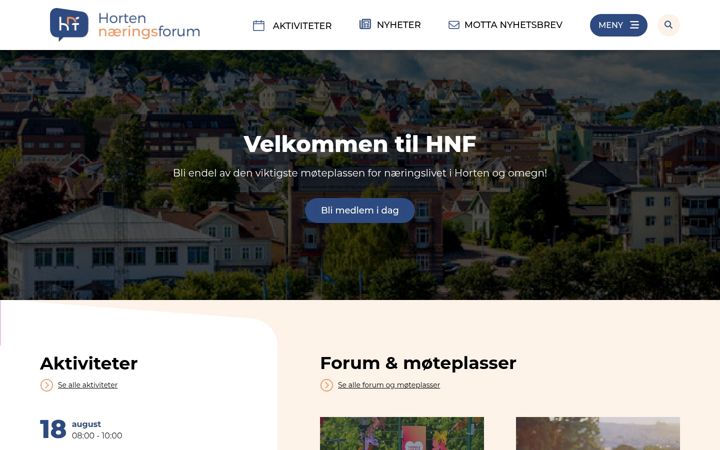 Screenshot of hortennaringsforum.no