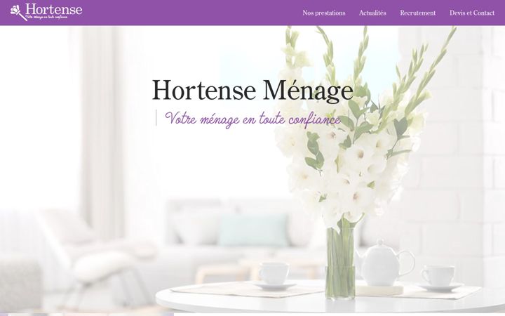 Screenshot of hortense-menage.fr