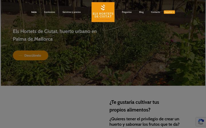 Screenshot of hortetsdeciutat.com