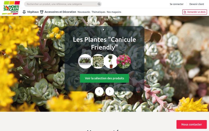 Screenshot of horticash.com
