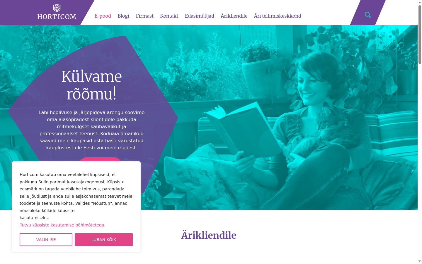 Screenshot van de toestemmingsbanner zoals getoond vóór enige interactie