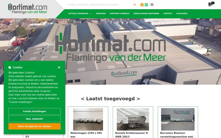 Screenshot of hortimat.com