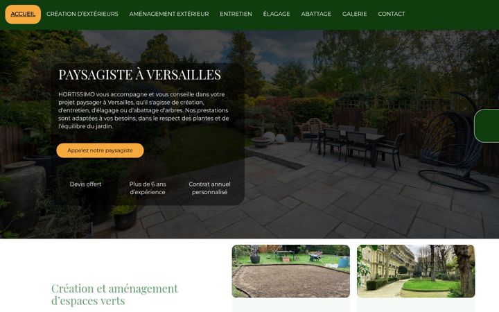 Screenshot of hortissimo.fr