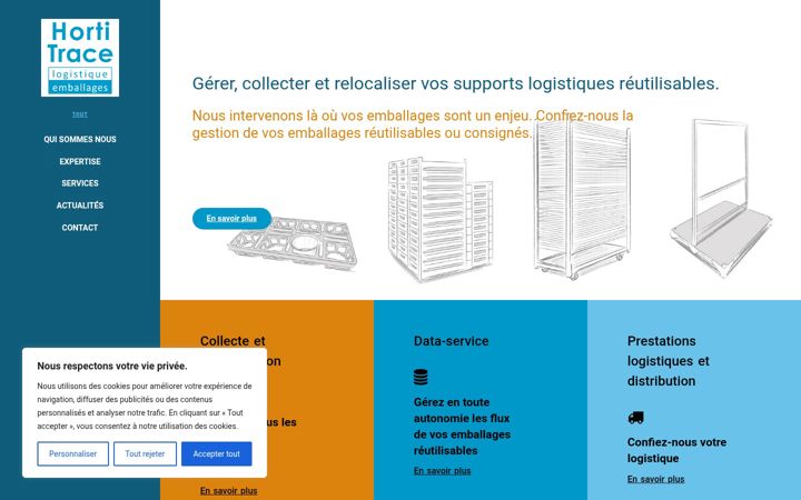 Screenshot of hortitrace.com
