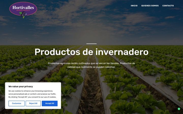 Screenshot of hortivalles.com