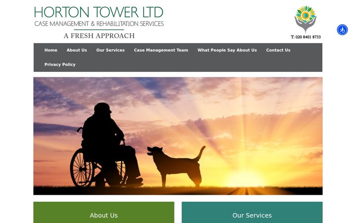 Screenshot of hortontower.co.uk