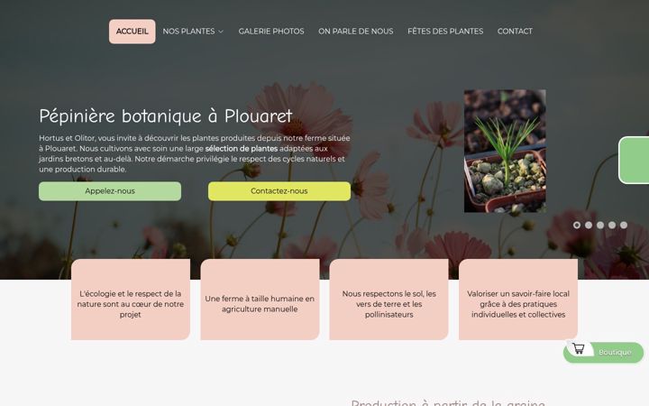 Screenshot of hortus-et-olitor.fr