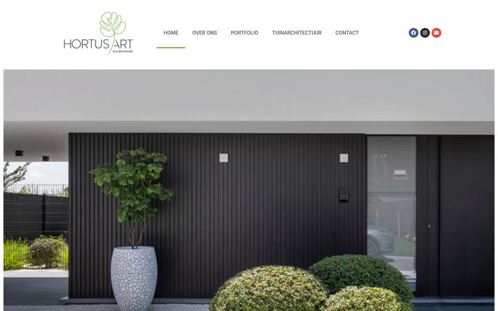 Screenshot of hortusart.be