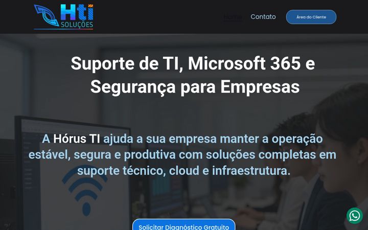 Screenshot of horus.net.br