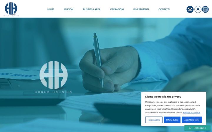 Screenshot of horusadvisory.it
