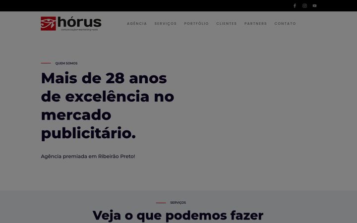 Screenshot of horusmkt.com.br