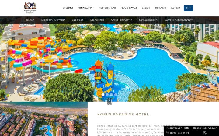 Screenshot of horusparadise.com