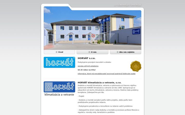 Screenshot of horvatgroup.sk