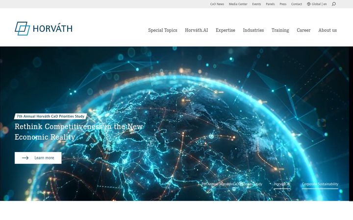 Screenshot of horvath-partners.it