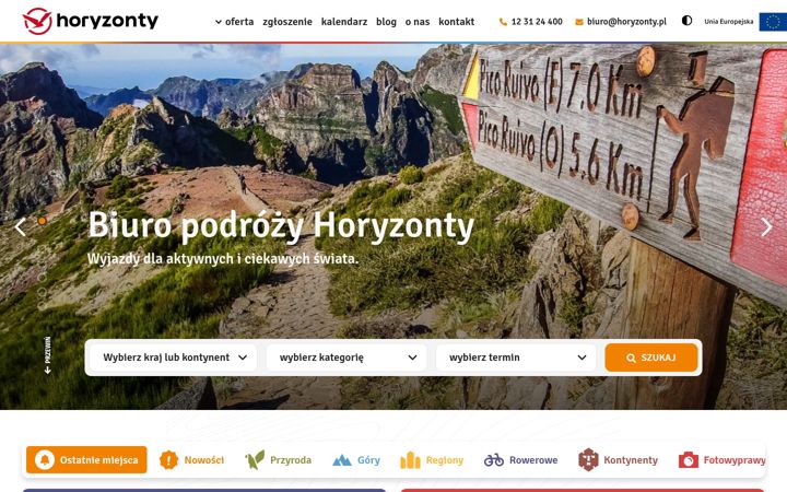 Screenshot of horyzonty.pl