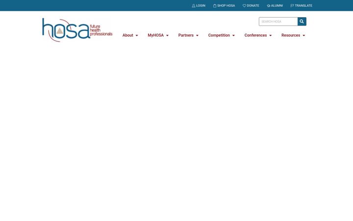 Screenshot of hosa.org