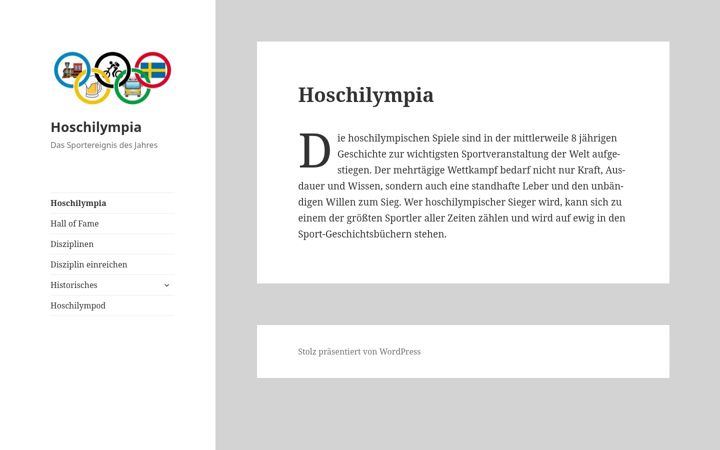 Screenshot of hoschilympia.de