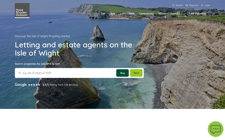 Screenshot of hose-rhodes-dickson.co.uk