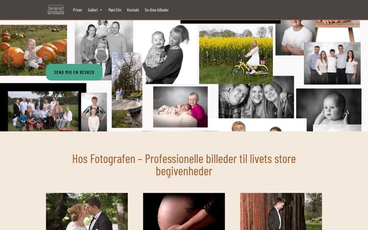 Screenshot of hosfotografen.dk