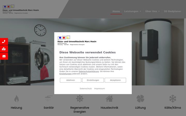 Screenshot of hosin-baesweiler.de