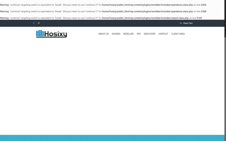 Screenshot of hosixy.com