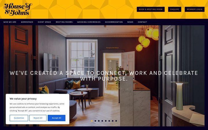 Screenshot of hosj.co.uk