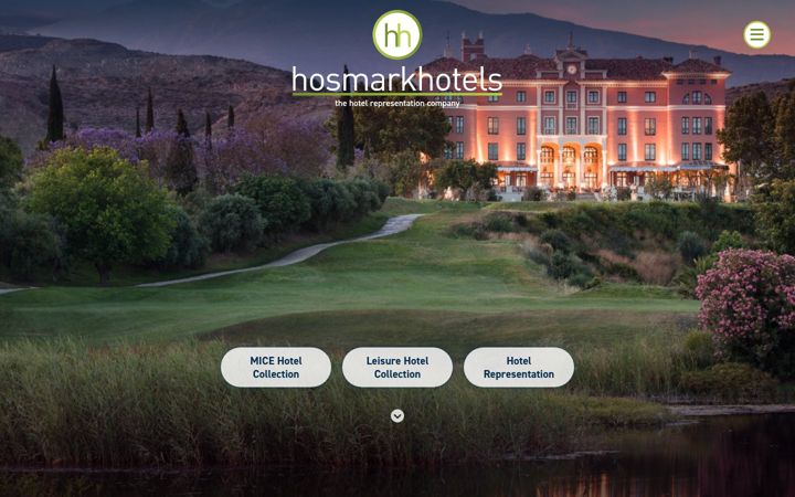 Screenshot of hosmarkhotels.com