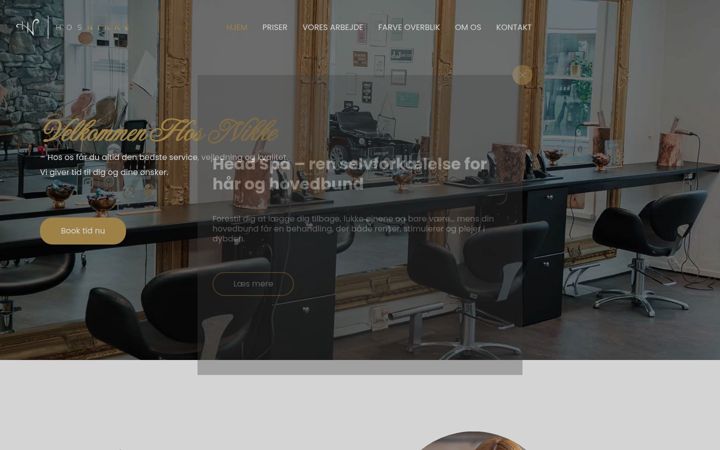 Screenshot of hosnikke.dk