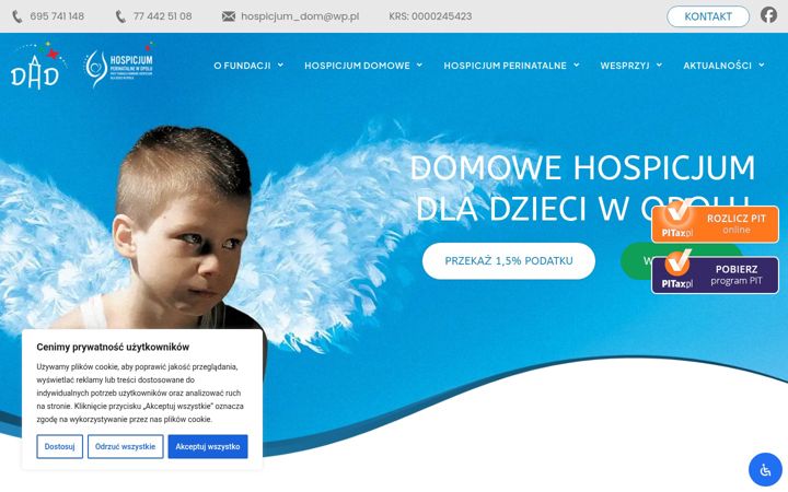 Screenshot of hospicjum.opole.pl