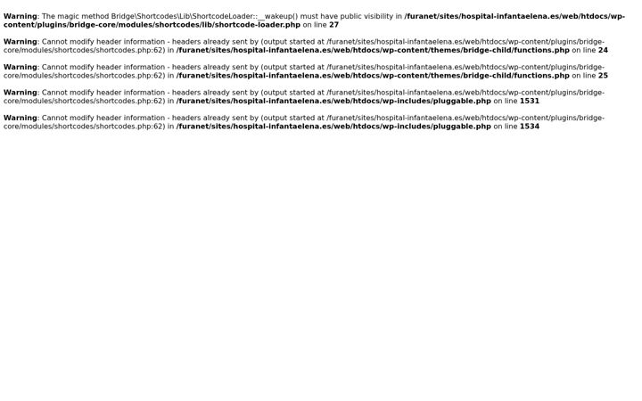 Screenshot of hospital-infantaelena.es