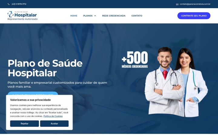 Screenshot of hospitalarvendas.com.br