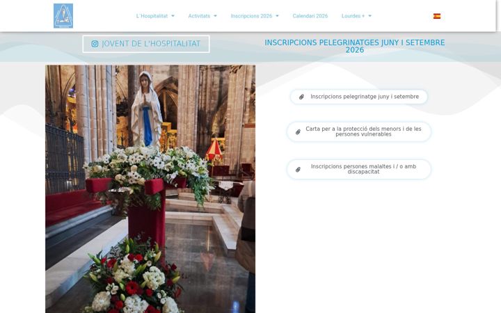 Screenshot of hospitalitat.org