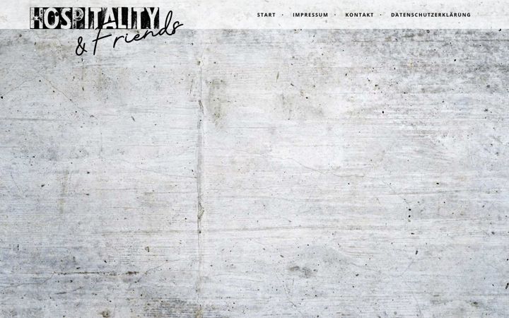 Screenshot of hospitality-friends.de
