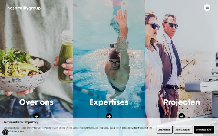 Screenshot of hospitality-group.nl