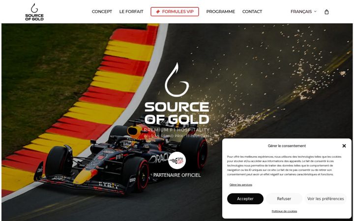 Screenshot of hospitalityf1.com