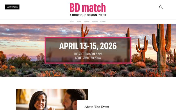 Screenshot of hospitalitymatch.com