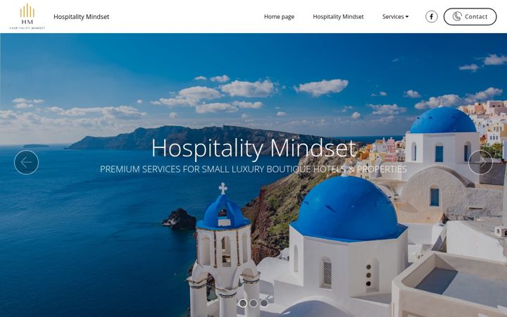 Screenshot von hospitalitymindset.gr