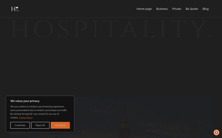 Screenshot of hospitalitywarsaw.com