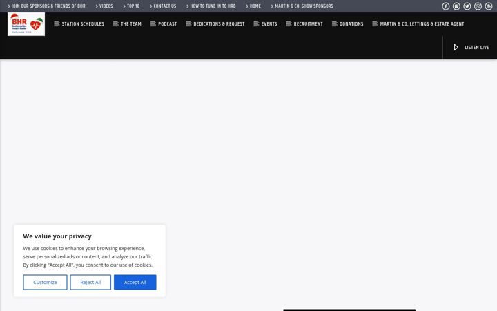Screenshot of hospitalradiobedford.org.uk