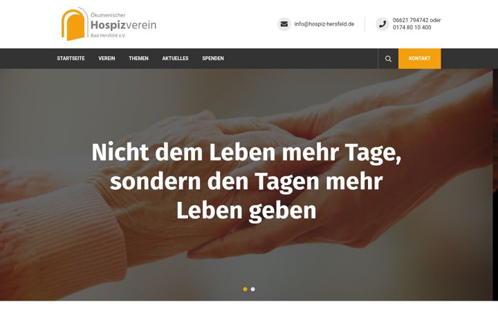 Screenshot of hospiz-hersfeld.de