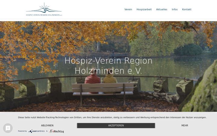 Screenshot of hospiz-holzminden.de