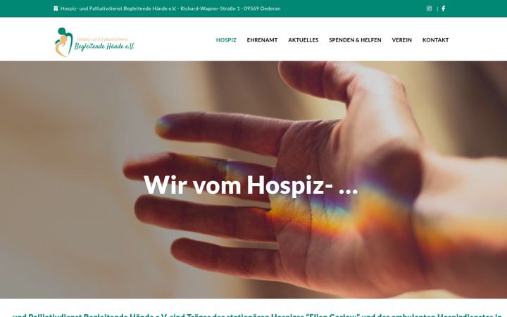 Screenshot of hospiz-oederan.de