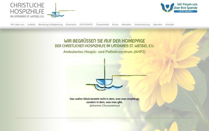 Screenshot of hospizhilfe-stwendel.de